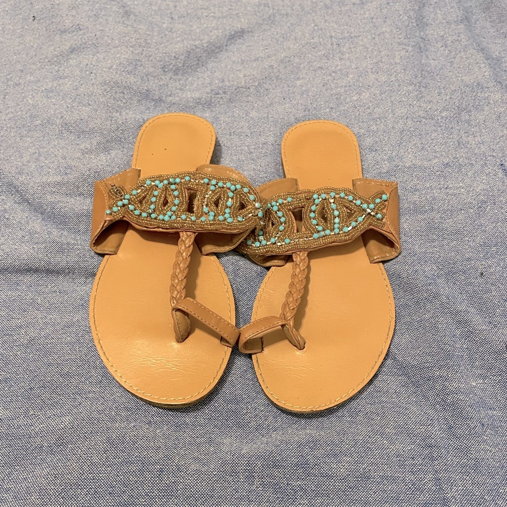 Beaded Boho Sandals